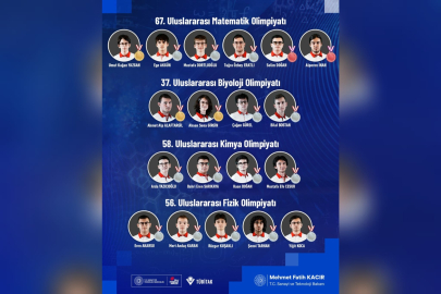 Türk Öğrencilerden Bilim Olimpiyatlarında 19 madalya!