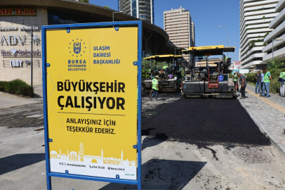 Büyükşehir harekete geçti: Nilüfer'deki o cadde yepyeni yüzüne kavuştu
