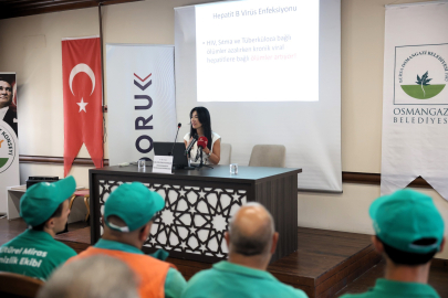 Osmangazi’den temizlik çalışanlarına hepatit farkındalığı