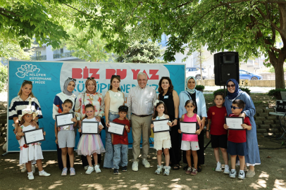Nilüfer'de miniklerin kütüphane heyecanı şenlikle taçlandı