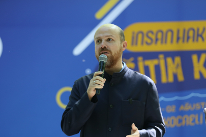 Bilal Erdoğan, İnsan Hakları Eğitim Kampı'nda gençlerle buluştu