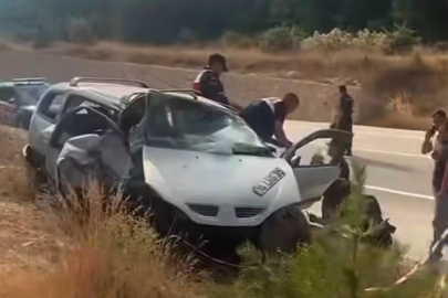 Keles'te feci kaza: Karı-koca hastane yolunda can verdi