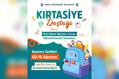 Bursa Büyükşehir'den kırtasiye desteği: Başvurular başladı!