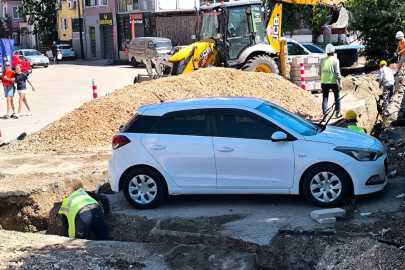 Bursa'da UEDAŞ ekiplerinden pratik çözüm görenleri şaşırtıyor