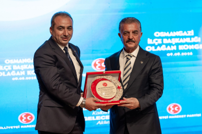 Osmangazi MHP’de bayrak değişimi: Yeni ilçe başkanı Burulday