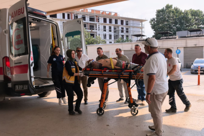 İnegöl'de feci kaza: Traktör 50 metrelik uçuruma yuvarlandı!
