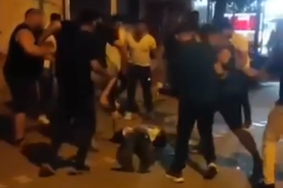 Kadını darbeden adama mahalleli saldırdı: 2 kişi yoğun bakımda!