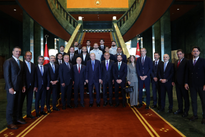 Cumhurbaşkanı Erdoğan, Trendyol Süper Lig'e çıkan takımları kabul etti