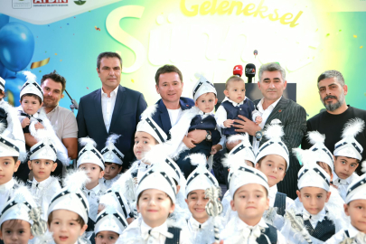 Başkan Erkan Aydın'dan miniklere unutulmaz sünnet şöleni