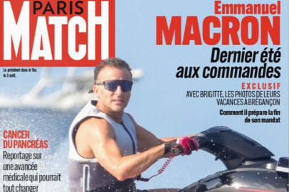Fransa yanarken jet ski keyfi: Macron'a büyük tepki!
