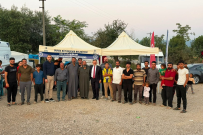 Büyükşehir'den mevsimlik tarım işçilerine sahada destek