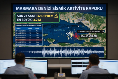 Marmara'da deprem hareketliliği: 24 saatte 32 sarsıntı!