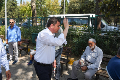 Başkan Aydın Cuma buluşmasında Alemdar Mahallesi'ndeydi
