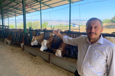 Bursa'da yapay zekalı süt üretimi