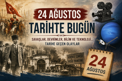 Tarihte bugün: 24 Ağustos'ta neler yaşandı?