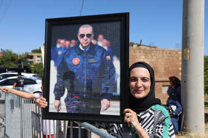 70 bin boncukla yapılan tablo Cumhurbaşkanı Erdoğan'a ulaştı