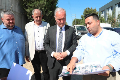 Başkan Alper Taban Cerrah'taki yol çalışmalarını inceledi