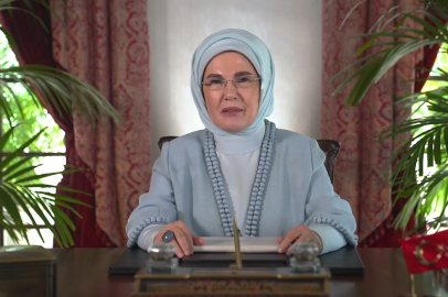 Emine Erdoğan Lider Eşleri Zirvesi'ne video mesajla katıldı