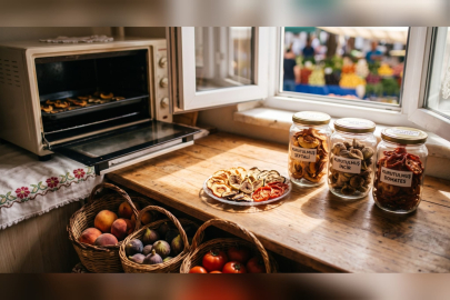 Pazarda bolluk var: Kışlık meyve sebze kurutma rehberi