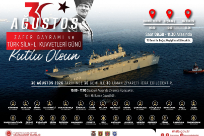 30 Ağustos’ta Deniz Kuvvetleri’nden İstanbul Boğazı’nda geçit töreni