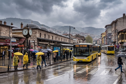 Bursa'da hafta sonuna yağmur sürprizi: Öğle saatlerine dikkat!