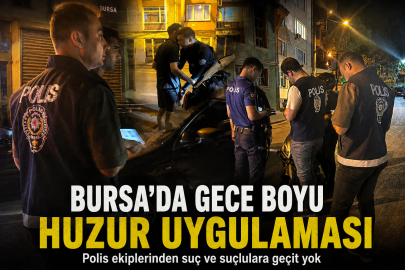 Bursa'da 'Huzur' denetimlinde 3 aranan şahıs yakalandı
