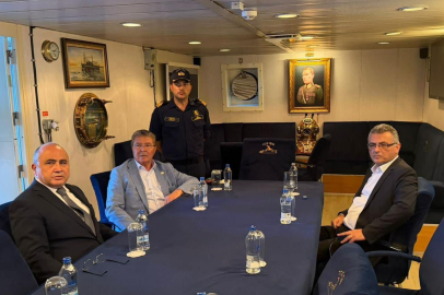 Cumhurbaşkanı Erhürman, TCG Işın'daki aramaları inceledi