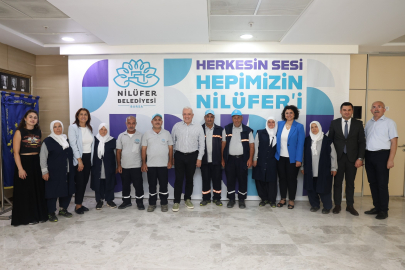 Nilüfer'de personelin okuma yazma azmi taçlandırıldı!
