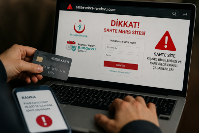 Sahte MHRS sitesiyle dolandırıcılık: Kredi kartını boşalttılar