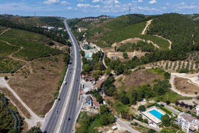 Mudanya Çağrışan'a otoban gibi yol: Genişliği 8 metre oldu