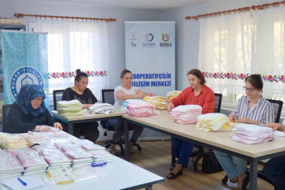 Yıldırım'da iş evlere gidiyor: Kadınlara üretim desteği