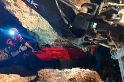 Su borusu kazısında göçük faciası: 1 işçi can verdi