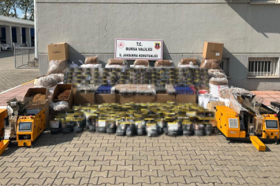 Bursa’da milyonluk kaçakçılık operasyonu! Depo ve iş yerleri didik didik arandı