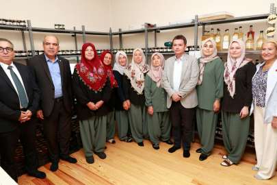Başkan Erkan Aydın Yiğitali'de kadın üreticilerle buluştu