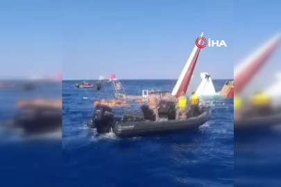 KKTC'de batan Filo Jet'in enkazından kritik görüntüler çıktı