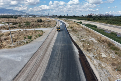 Büyükşehir Samanlı Bağlantı yolunu yeniledi