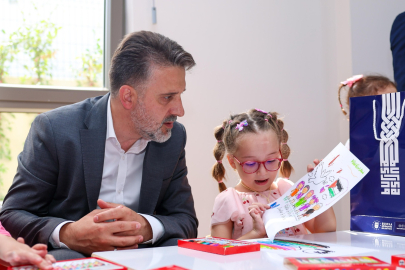 Şahin Biba miniklerin ilk ders heyecanına ortak oldu