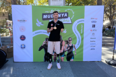 Mudanya Triatlonu'nda ilham veren azim: Muhammed Ali Aydın