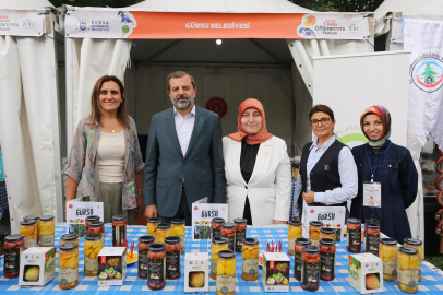 "Fetheden Lezzetler" festivalinde Gürsu standına yoğun ilgi