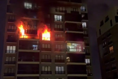 Ataevler'de sitede daire yangını: 3'ü çocuk 4 kişi hastanede