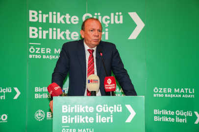 BTSO Adayı Matlı sahada: KOBİ'lere nefes kredisi müjdesi