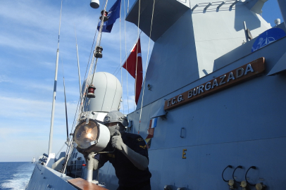 TCG Burgazada, NATO görevi için denizde