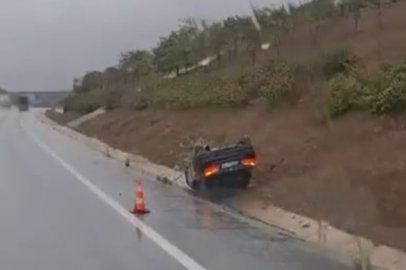 Sabah saatlerinde peş peşe kaza: Biri takla attı