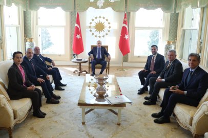 Cumhurbaşkanı Erdoğan, Şile Belediye Başkan Vekili Terzi'yi kabul etti.