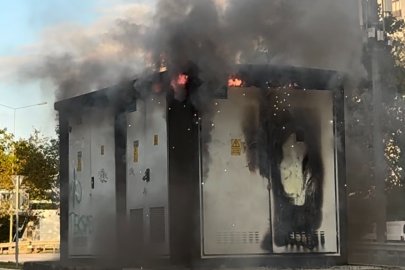 Bursa'da trafoda korkutan yangın