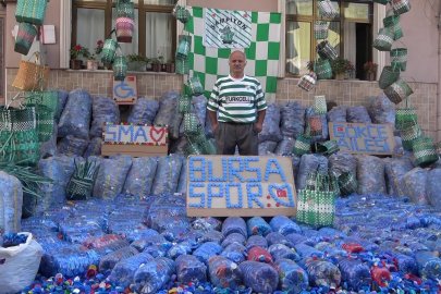 Bursa'da 1 milyon kapak topladı: Bursaspor'a bağışlayacak