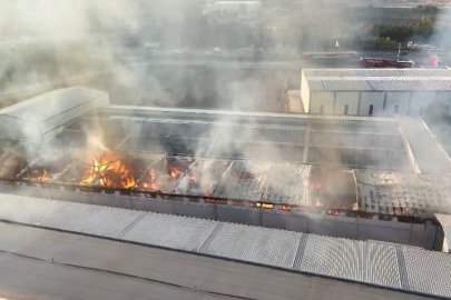 Başköy'de fabrika yangını paniği: 2,5 saatte kontrol altında