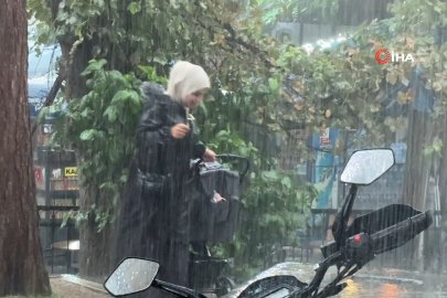 Bursa’yı sağanak ve fırtına vurdu