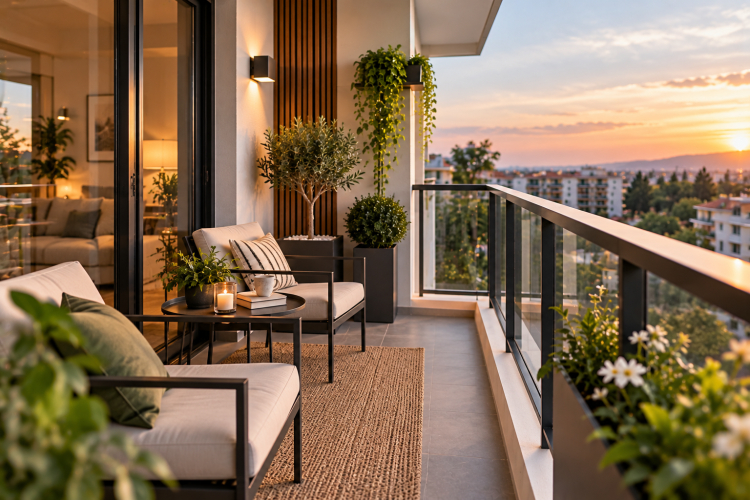 Minimalist ve Modern Balkon Şıklığı