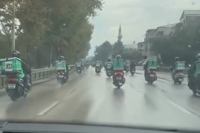 Yaşam savaşını kaybetti: Bursa'da kuryelerden hüzünlü konvoy